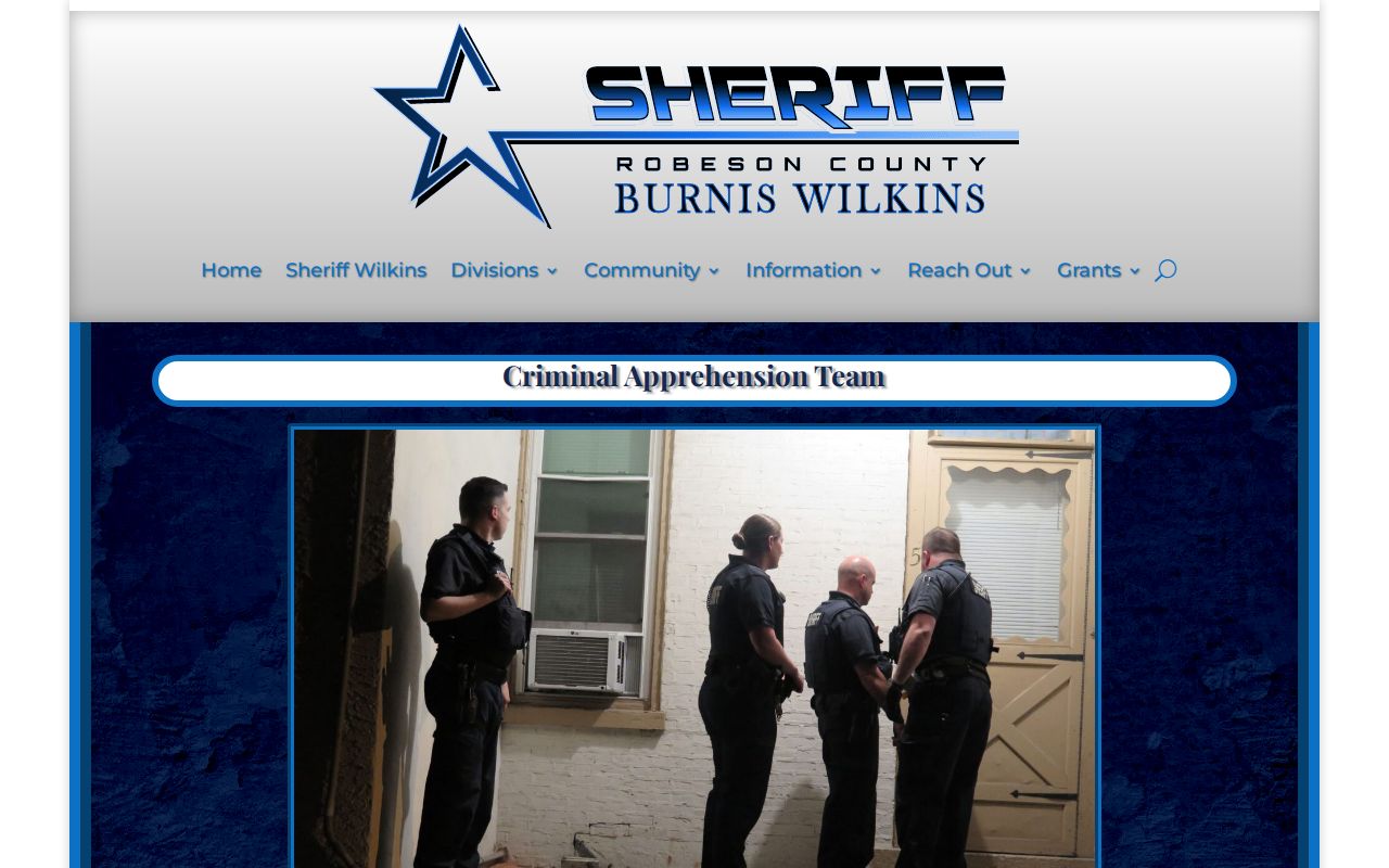 Robeson County Criminal Apprehension Team warrant information